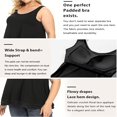 thumbnail image 4 of CHOK Camisoles à Soutien-Gorge Intégré pour Femmes, Bretelles Spaghetti Ajustables, Débardeur Sans Manches, Hauts d'Été, 4 of 6