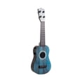 thumbnail image 2 of Meitianfacai Children's Hippopotamus Pattern Guitar Ukulele Simulation Playable Instrument Early Education Enlightenment Toy, Blue, 2 of 6