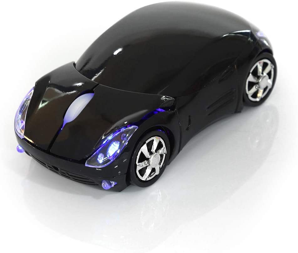 Wireless Mouse for Kids, Bewinner 2.4G Wireless Mouse with USB Receiver, Car Wireless Mouse Bluetooth Optical Mouse