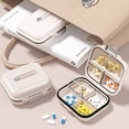 thumbnail image 2 of FHBVT Safe Portable Medication Organizer 7 Days 3 Meals a Day Pill Reminder Box Compact Mini Candy Size for Travel Daily Use Elderly Adults Medication Management Small Pill Dispenser Storage Box, 2 of 4