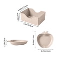 thumbnail image 3 of 10-Piece Cutlery Set with Food Tray, Snack Bowl, Storage Bottom, Space-Saving Stackable, Microwave Safe (<120℃), Easy to Clean, for Restaurants Food Shops Dining Halls, 3 of 6