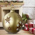 thumbnail image 1 of 60cm Inflatable Christmas Ball with Light Glow Giant Atmosphere Ball Home Garden, 1 of 8