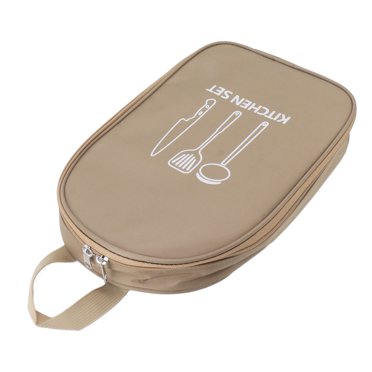 Sac de Cuisine de Voyage, Ustensiles de Cuisine de Camping Sac de Rangement pour Couverts de Camping Sac de Cuisine Portable Confort Ultime