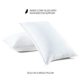 I AM All Sleep Position I Am a Natural Feather & Down Pillow - Standard ...