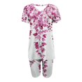thumbnail image 4 of Blouses pour Femmes, Ensembles de Blouses Décontractées à Manches Courtes Imprimées et Col en V pour Femmes, 4 of 4