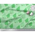 thumbnail image 3 of Soimoi Rayon Fabric Christmas Tree Block Print Fabric by The Yard 56 Inch Wide, 3 of 3