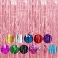 thumbnail image 3 of tredstone Photo Backdrop Streamers Decorations 0pcs Tinsel Curtain Backdrop Gold For Birthday Party Party Decorations Rose Gold 6.5ft 1Set, 3 of 6
