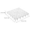 thumbnail image 3 of Square Aquarium Under Gravel Fish Tank Bottom Filtration Plate Filter System White Without Nozzle, 3 of 9