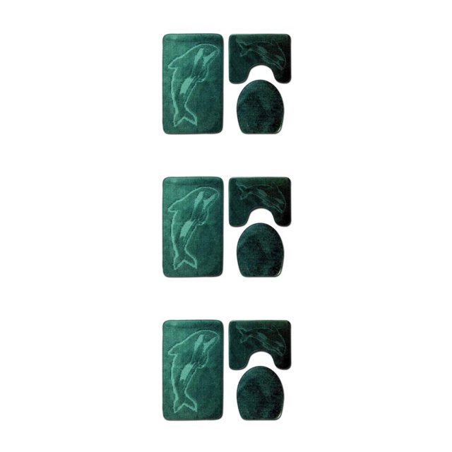 Transemion 3pcs/set Absorbent Bath Mat For Bathtub And Shower Easy To Clean Durable Comfortable Eco-friendly PJ210917-A010 3Set