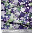 thumbnail image 3 of Soimoi Cotton Poplin Fabric Two Tone Camouflage Print Sewing Fabric Yard 56 Inch Wide, 3 of 3