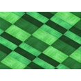 thumbnail image 1 of Ahgly Company Tapis Rectangulaire Lavable en Machine Intérieur Vert Transitionnel, 2 Pieds x 4 Pieds, 1 of 7