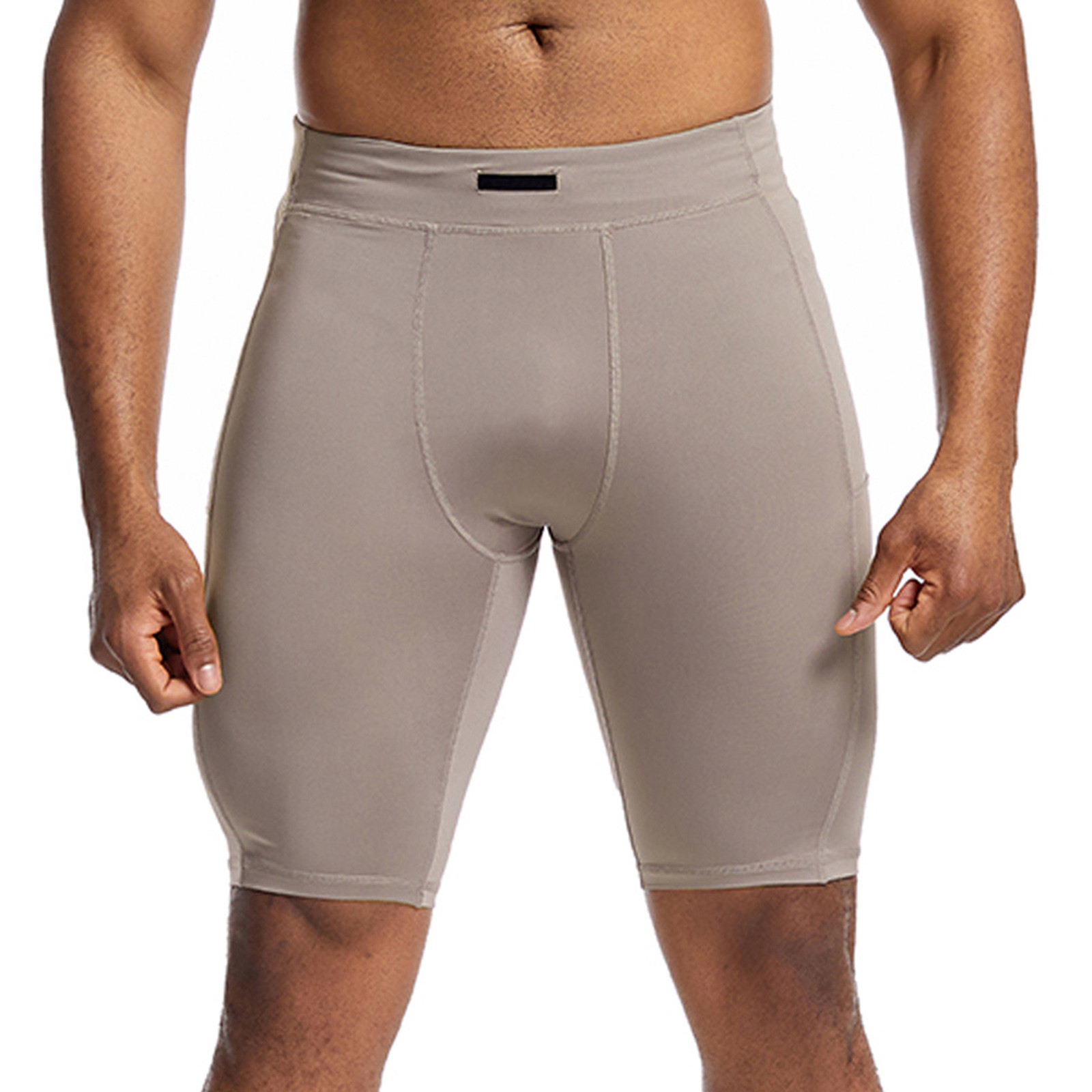 AherBiu Compression Shorts for Men Gym Athletic Running Sport Shorts Slimming Performance Underwear