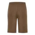 thumbnail image 4 of Plebaso Mens Shorts Summer Beach Shorts with Drawstring Solid Color Lightweight Vacation Pocket Shorts, 4 of 6