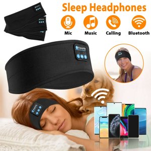 Soft Headband Casques sans fil pour le sommeil casque confortable pour dormir avec mince HD Conférenciers stéréo