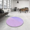 thumbnail image 4 of Ahgly Company Tapis d'Intérieur Lavable en Machine Carré Transitionnel Mimosa Violet, 8 Pieds Carré, 4 of 7