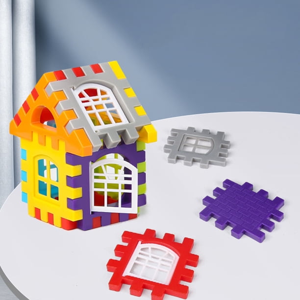 House Big Blocks Building Sets, Large Sized Blocks Puzzle Toddler