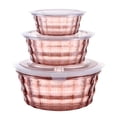 thumbnail image 1 of Binwennn Meal Prep Glass Containers with Lids Flour Containers Hot Food Containers for Lunch Boxes 3 Fruit Fruit Containers With Tureen Bowl Clear Container Container, 1 of 7