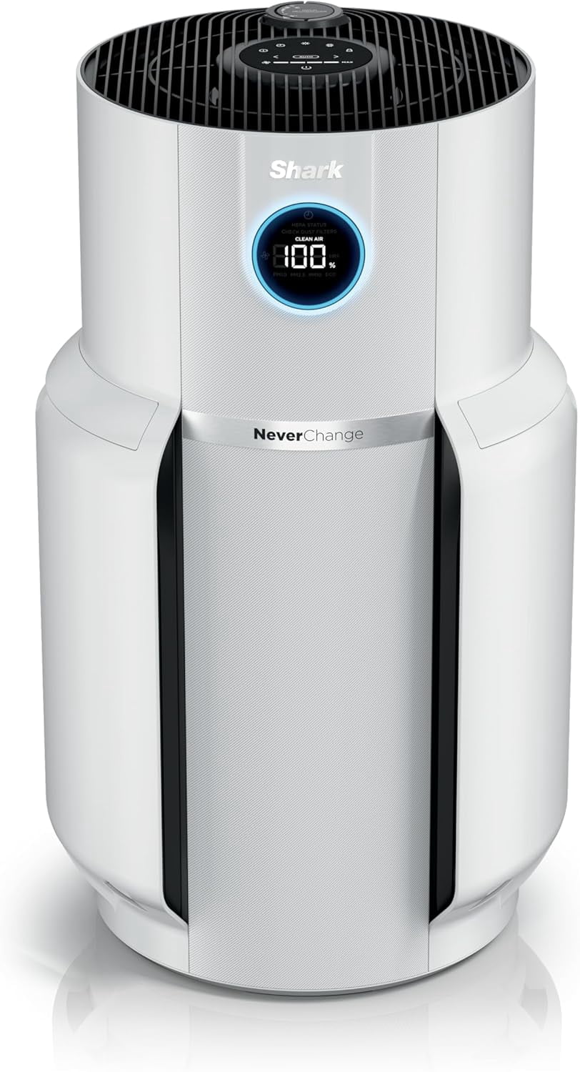 Refurbished (Excellent) - Shark Air Purifier for Home with NeverChange HEPA Air Filter