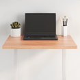 thumbnail image 1 of vidaXL Table Top Light Brown 60x50x2 cm Treated Solid Wood Oak Live Edge, 1 of 5