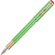 Tyidzon Jinhao 025 Metal Fountains Pen Snake Clip Fine Nib Smooths Writing Pen With Ink Converter