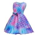 thumbnail image 3 of HAWEE Déguisement de Princesse Robe Courte Mermaid Princesse Tenue de Fête d'Anniversaire Cosplay pour Filles, 3 of 7