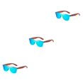 thumbnail image 2 of Decodeary Protection Wooden Fashion Colorful Lens Options Lightweight Frame blue 3Set, 2 of 6
