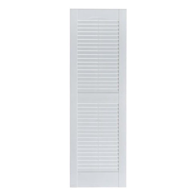 Premier Louver Volet Décoratif Extérieur, à Peindre - 15 x 43 Po