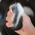 thumbnail image 4 of Kitchen Scouring Sponge, High-Density Absorbent Sponge Block for Dishes, Pots, Oil Stains, Non-Stick Pans, Multi-Purpose Cleaning Pad, Durable & Quick-Dry, Dishwasher Safe, 4 of 6