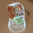 thumbnail image 3 of Misting Desk Fan Fortune Cat Shape Multifunction Nano Spray 3 Speeds Small Cooling Misting Fan for Home Office Travel Pink, 3 of 3