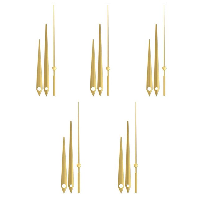5Pcs Clock Hands Clock Hands Kits Made Of Aluminum Diy Repair Parts Replacement
