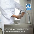 thumbnail image 3 of yingyy 10Pcs Wash Hand Wall Stickers PVC Hand Washing Sign Sanitary Stickers No.3, 3 of 6