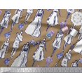 thumbnail image 3 of Soimoi Polyester Crepe Fabric Women & Camera Fashion Printed Fabric 1 Yard 42 Inch Wide, 3 of 3