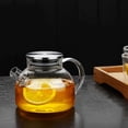 thumbnail image 2 of MasteelfCA 1pc 500ml Household Glass Teapot Heat Resistant Glass Teapot Healthy Teapot Small Kettle, 2 of 7