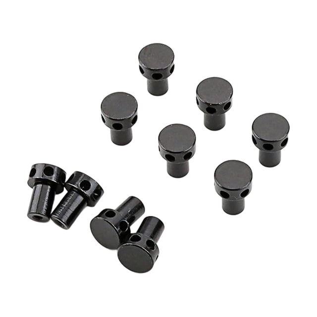 Milaget 10 Pcs Écrou de Rayons de Basses Ajusteur de Roue Outil de Réparation Multifonction Facile à Utiliser Basses Noir