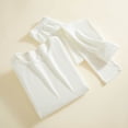 thumbnail image 3 of RXMEKW Ensemble de sous-Vêtements Thermiques pour Femmes, Haut à Manches Longues à Col Rond et Bas, Couche de Base Douce et Chaude pour Temps Froid, Superposition Automne et Hiver, 3 of 3