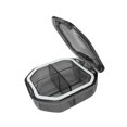 thumbnail image 4 of Xuanheng Small Pill Container Lightweight with Compartments Pill Holder for Bag Purse Gray Sqaure, 4 of 8