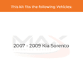 thumbnail image 2 of MAX Advanced Brakes - Rear Brake Kit For 2007-2009 Kia Sorento| Carbon Ceramic Brake Pad and Rotor Kit| Daily Driving Geomet Coated Brake Rotors, 2 of 9