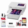 thumbnail image 1 of Canon SELPHY CP1500 Photo Printer (White) + Canon KP-36IP Color Ink and Paper Set + More Bundle(International Model), 1 of 7