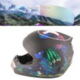 thumbnail image 3 of Motorcycle Helmet, Fully Washable Fully Removable Soft Padding Liner Dirt Bike Helmet Lightweight  for Kids for Outdoor Riding, 3 of 8