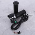 thumbnail image 4 of Electric Bike Throttle Grip Electric Throttle Grip LCD Electric Quantity Display with Switch Motorcycle Throttle Grips Speed Controller E Bike Speed Governing Throttle Grip 6 Cores, 4 of 7