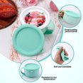 thumbnail image 3 of Silicone Lid for Dash My Mug Ice Cream Maker, 5.9in BPA-Free Ice Cream Maker Lid Replacement Silicone Bowl Covers Storage Lid Ice Cream Maker Accessories for Dash Ice Cream Maker Mug (Light Green), 3 of 7