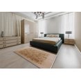 thumbnail image 4 of Ahgly Company Indoor Rectangle Mid-Century Modern Light Brown Oriental Area Rugs, 2' x 3', 4 of 6