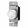 thumbnail image 1 of Leviton Trimatron 3-Way 600W-120V AC White Standard Rotary Dimmer, 1 of 1