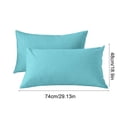 thumbnail image 3 of Staron Cooling Pillow Cases Queen Size Set of 2, Soft Brushed Microfiber Breathable Cooling Pillow Case for Hot Sleepers with Envelope Closure, Blue Pillow Cases, 3 of 6