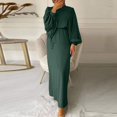 thumbnail image 2 of 2 Pcs Robes Musulmanes pour Femmes Abaya - Robe de Prière de Dubaï, Longue Robe Cardigan Maxi, Confortable et Stylée, 2 of 5