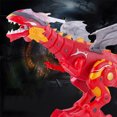 thumbnail image 1 of Red Children'S Dinosaur Light Concert Walk Will Be Called Mechanical Dinosaur Model Toy No Spray Effect, 1 of 6