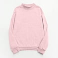 thumbnail image 2 of Jamicy Chandails pour Adolescentes 2025 Nouvelle Mode Chandails Décontractés Surdimensionnés Col Rond Manches Longues Chandails à Enfiler Hauts 2025 Mode d'Automne Vêtements Légers T-Shirts, 2 of 8
