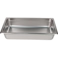 thumbnail image 1 of 1/1 Full Size 4" Deep Stainless Steel 25 Gauge Steam Table Pans, 1 Count, 1 of 1