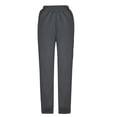 thumbnail image 4 of AherBiu Pantalon de Survêtement en Molleton pour Femmes, Ample, Taille Haute, Décontracté, Athlétique, Joggers avec Poches, Course, Gym, Entraînement, Pantalon, 4 of 6