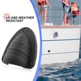 thumbnail image 4 of jinwen Black Wire Cable Vent Cover, Nylon Clamshell Clam Shell Vent for Boat, 4 of 7
